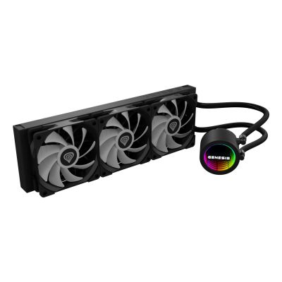 17. GENESIS WASSERKÜHLUNG HYDRIA 360 ARGB SCHWARZ