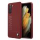 BMW Silikon-Signatur-Logo-Hülle für Samsung Galaxy S21+ – Rot