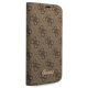 5. Guess GUBKP14XHG4SHW iPhone 14 Pro Max 6,7 "braun / braunes Buch 4G Vintage Gold Logo