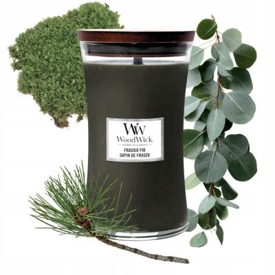 3. FRASER FIR WOODWICK Große Kerze