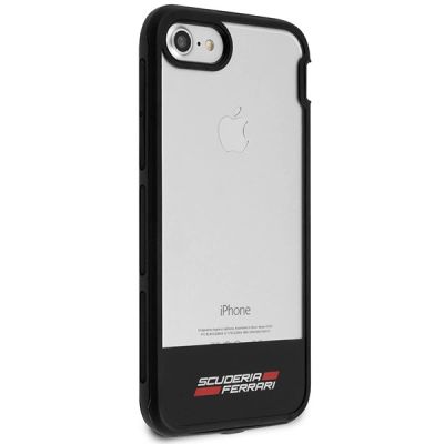 4. Ferrari Racing Shield Case für iPhone 7 / 8 / SE 2020 / SE 2022 - Halbtransparent