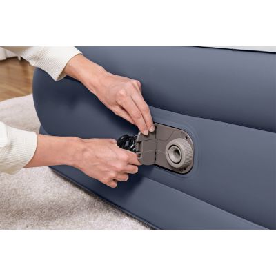12. Bestway 67923/23 Luftmatratze Doppelmatratze Grau, Weiß Unisex