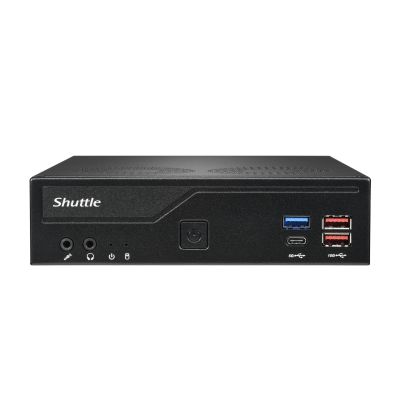 Shuttle DH770 Barebone-PC, 1,35 l, Schwarz, Intel H770, LGA 1700