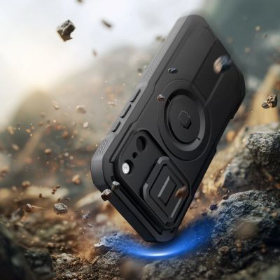 7. Tech-Protect Kevlar MagSafe Hülle für iPhone 17 Pro - Schwarz