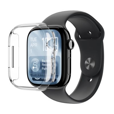 AmazingThing Minimalistische Schutzhülle für Apple Watch Series 11 46 mm – Transparent