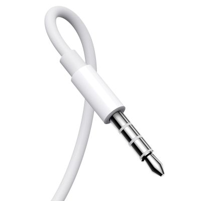 5. Joyroom JR-EW01 In-Ear-Kopfhörer mit Miniklinke und Fernbedienung – weiß