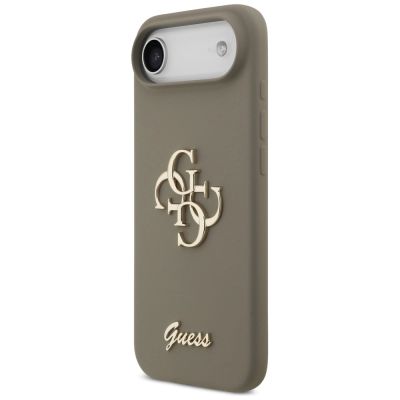 2. Guess Silikonhülle mit großem 4G-Schriftzug für iPhone Air – Braun