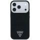3. Guess MagSafe-Hülle mit genarbtem Dreieckslogo für iPhone 17 Pro / 18 Pro – Schwarz