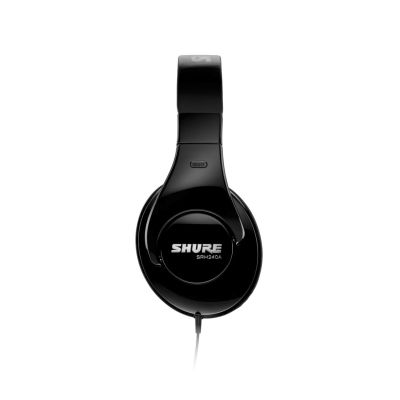 6. Shure SRH240A-BK-EFS – On-Ear-Kopfhörer für Monitoring und allgemeine Anwendungen, Heimstudio