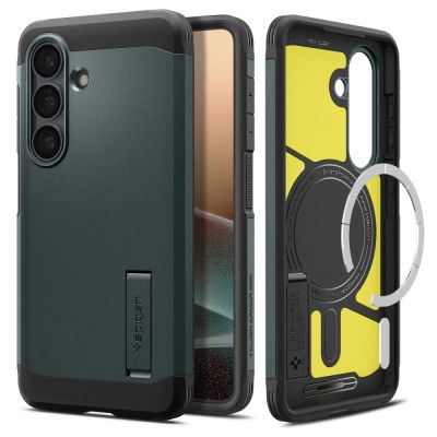 2. Spigen Tough Armor Mag MagSafe Hülle für Samsung Galaxy S26 - Grün