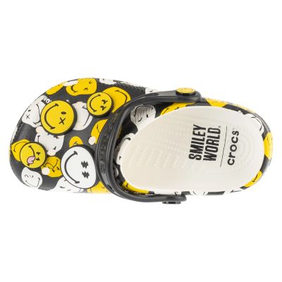 3. Crocs Classic Smiley Clog K 211694-90H Schwarz 32/33