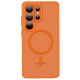 3. Tech-Protect Magmat MagSafe Hülle für Samsung Galaxy S26 Ultra – Orange Matt