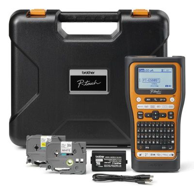 2. Brother PT-E560BTVP Etikettendrucker, Thermotransfer, 180 x 180 dpi, 20 mm/s, kabelgebunden und kabellos, HSE/TZe, Bluetooth, QWERTZ