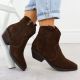 5. Braune Damen-Leder-Cowboystiefel Big Star SS274463
