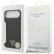 8. Guess Glitter Triangle Logo MagSafe Case für iPhone 17 Air - Schwarz