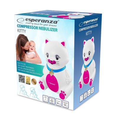 4. Esperanza KITTY ECN003 Kompressorinhalator (weiß)