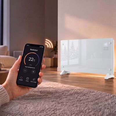 17. Extralink Smart Glasheizkörper 2000W | Weiß