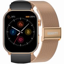 GRAVITY GT28-5 Damen-Smartwatch-Armband + Armband Roségold Schwarz