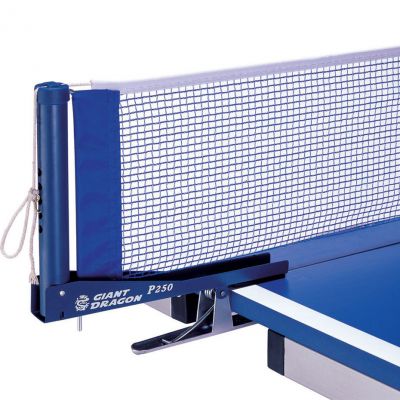 SMJ Ping-Pong-Netz mit Giant Dragon P250 Clip