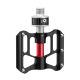 Rockbros K3462F-BK Abnehmbare Schnellspann-Fahrradpedale – Schwarz