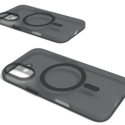 5. Puro Daylight MagSafe Silikonhülle für iPhone 16 Plus – Schwarz