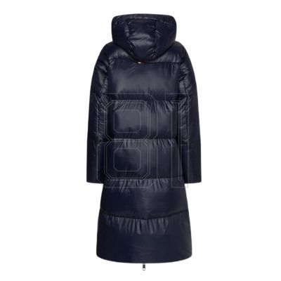9. Tommy Hilfiger Sorona gepolsterte Logo-Maxijacke W WW0WW36224