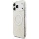 3. Guess IML Flowers Electro Pearl Strap MagSafe Case für iPhone 17 Pro Max - Weiß