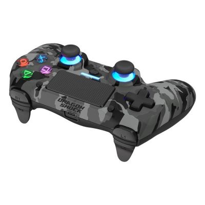 3. Dragonshock Mizar+ Bluetooth-Gamepad (Analog/Digital) in Schwarz, Grau und Camouflage, kompatibel mit PC, PlayStation 4 und Android