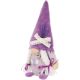 8. Zwergenmädchen in Lavendel, 20 cm, Frühlingsdekoration