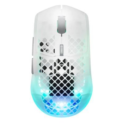 Steelseries Aerox 3 Wireless Gen 2 Gaming-Maus, Rechtshänder, RF-Funk + Bluetooth, optischer Sensor, 26000 DPI