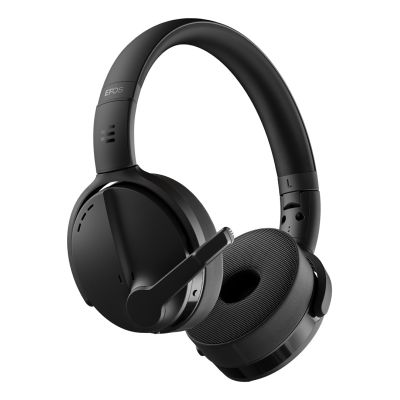 15. EPOS ADAPT 560 II Kabelgebundenes & kabelloses Headset mit Kopfbügel, geeignet für Büro/Callcenter, USB Typ-C, Bluetooth, Schwarz