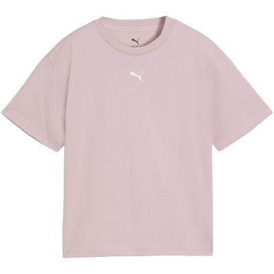 2. Puma Ess Boxy Tee mit zentriertem Katzenlogo für Kinder, Rosa, 685131 49