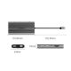 2. Orico XDR 12-in-1 USB-C Dockingstation mit USB-A-, USB-C-, 2x HDMI 4K 60Hz-, DisplayPort 4K 60Hz-, RJ45 Gigabit PD 100W- und SD-/microSD-Kartenleser – Grau
