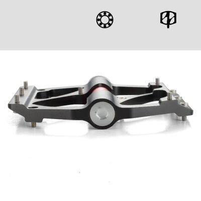 5. Rockbros 2020-12BBK Plattform-Fahrradpedale aus Aluminium – Schwarz