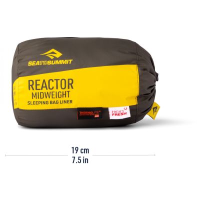 13. Schlafsack-Inlett Sea to Summit Reactor Midweight R – Beluga
