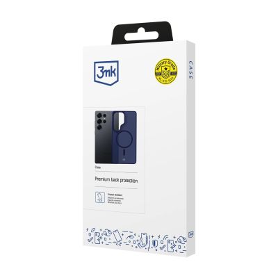 5. 3mk Smoke MagCase für Samsung Galaxy S25 Ultra - Blau-Transparent