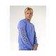 4. Herren RIP CURL Fade Out Icon Langarmshirt Blau
