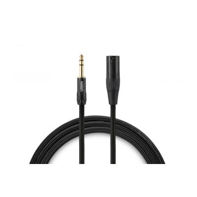 Warm Audio PREM-XLRM-TRSM-6 Audiokabel 1,8 m XLR 6,35 mm TRS Schwarz