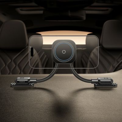 16. Baseus PrimeTrip C03sPro Kfz-Halterung für das Armaturenbrett mit Klebe-Induktionsladegerät – Schwarz
