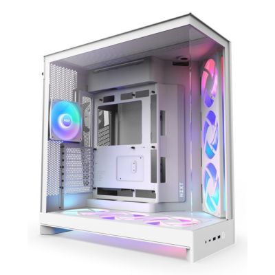 2. NZXT H9 FLOW RGB+ MIDI-TOWER-CASE MIT FENSTER, WEISS