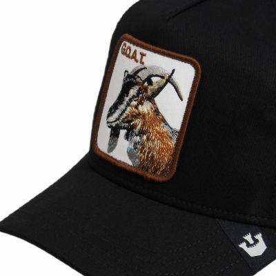 6. Goorin Bros. The Goat Black Trucker Cap - 101-0385-BLK