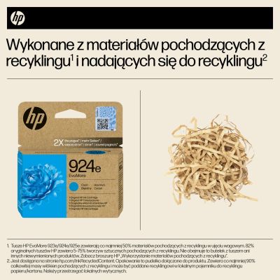 5. HP Original Cyan Tinte 924e EvoMore