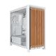2. Corsair FRAME 4000D WOOD RS Midi-Tower aus Holz, Weiß