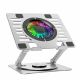 2. Wozinsky WDCX-X16-AS CoolBase RGB 360°-Kühlständer für Laptop und Tablet – Silber
