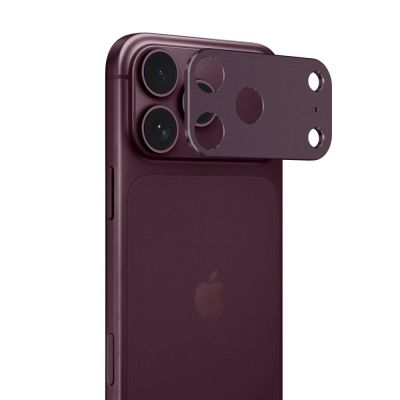 2. Kamerainsel-Schutz Tech-Protect Camalloy Fit+ für iPhone 18 Pro Max – burgunderrot