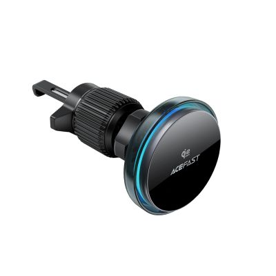 2. Acefast D61 Magnetischer Auto-Lüftungsschlitzhalter mit Qi2 25W kabelloser Ladefunktion – Grau