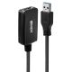 Lindy 43155 USB-Kabel USB 3.2 Gen 1 (3.1 Gen 1) 5 m USB A Schwarz