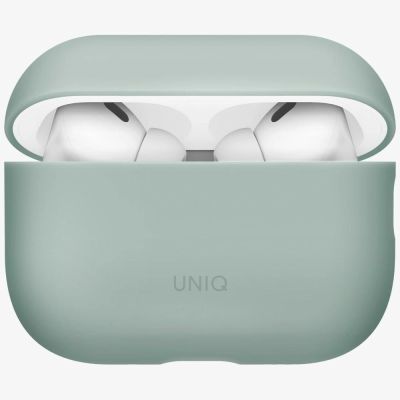 3. Uniq Lino Silikonhülle für AirPods Pro 3 – Grün