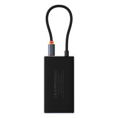 2. Baseus PioneerJoy 4xUSB-A 3.0 USB-C Hub – Grau