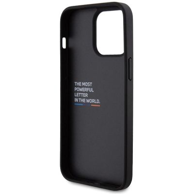 7. BMW Leder-Carbon-Hülle für iPhone 15 Pro Max – schwarz